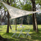 Güverte Veranda için HDPE UV Yelken Gölge Dik Açı Üçgen Tarp Tente