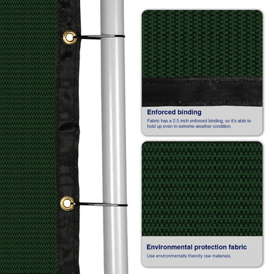 Zincir Bağlantı Çit Tarama Kumaş Spor Topu Tenis Kortu Rüzgar Siperi Netleştirme PE Düğümsüz