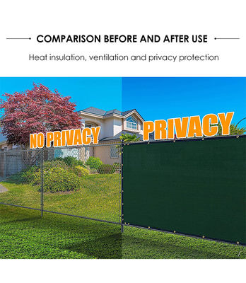 Güverte Sundurma Açık Balkon Windbreak için 150gsm Mesh Gizlilik Ekranı